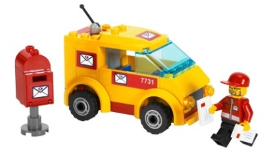 voiture de la poste miniature